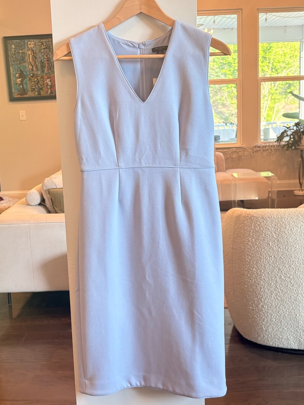 Ann Taylor Petite 0P Light Blue Sheath Dress – NWT